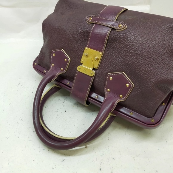 Louis Vuitton Purple and Gold Tote with Structured Design - Picture 4 of 10